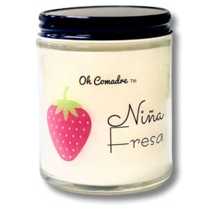 A glass jar with a label